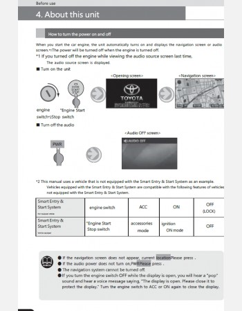 toyota ractis 2010-2011 navigation infotainment system manual